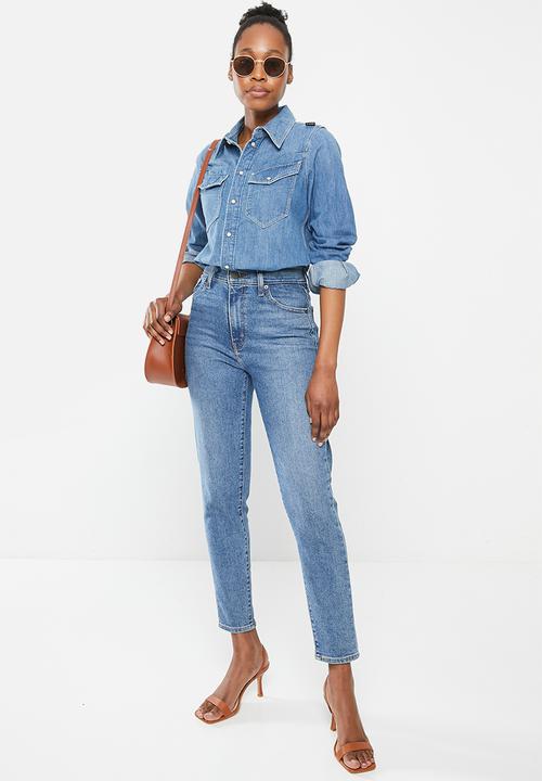 G-STAR - Slim Denim shirt wmn - faded cricket blue