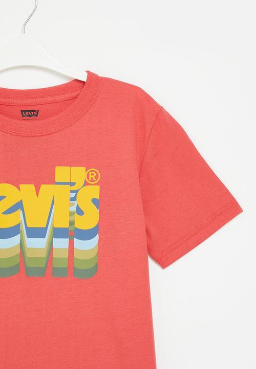 Levi’s® - Lvb layered poster logo tee - chrysanthemum