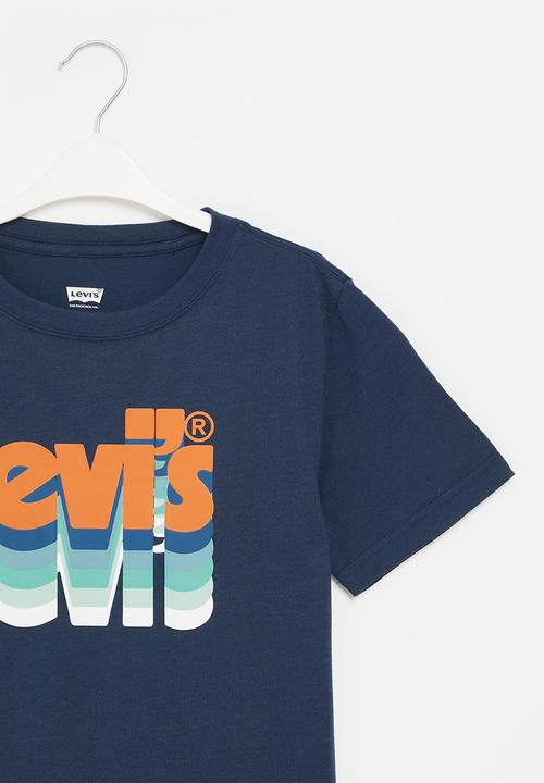Levi’s® - Lvb layered poster logo tee - naval academy
