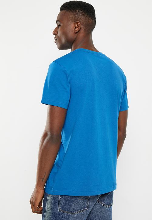 Calvin Klein - Coloured address small box tee - tarps blue