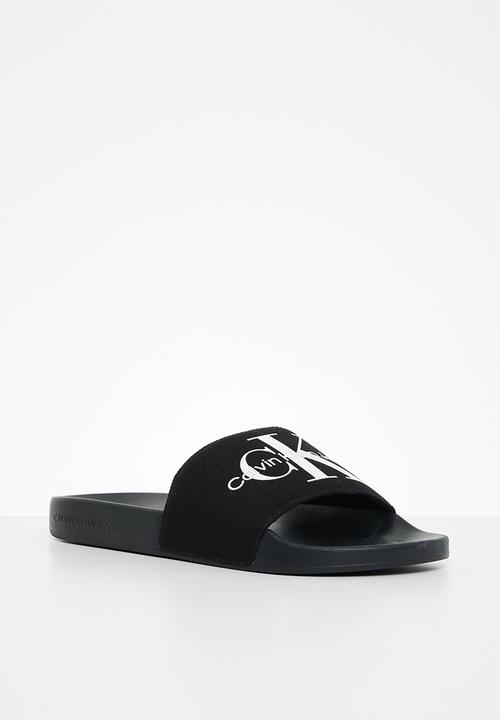 Calvin Klein - Slide monogram co - black