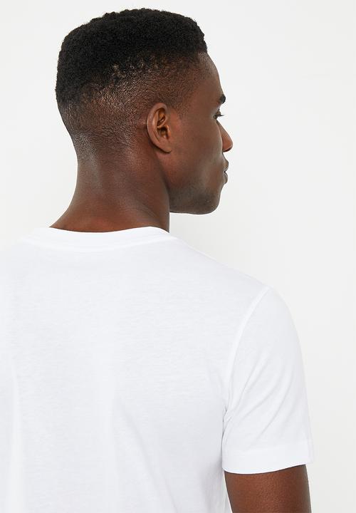 Calvin Klein - Transparent stripe logo tee - bright white