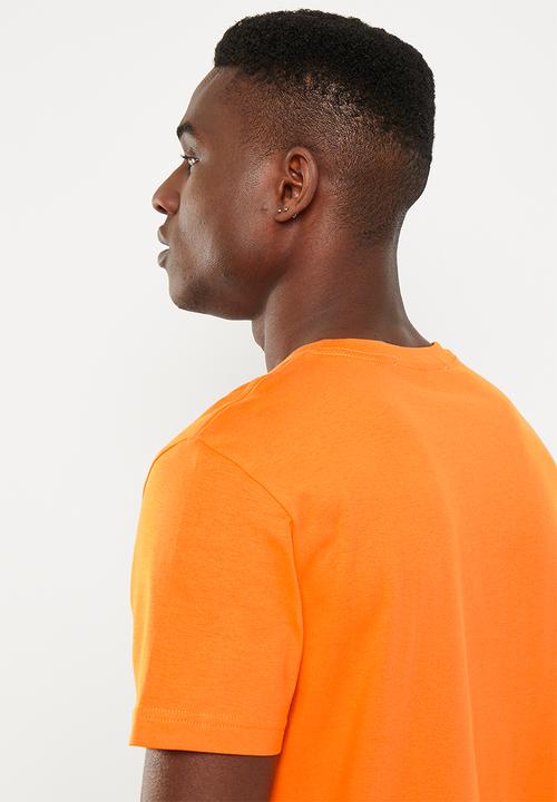 Calvin Klein - Colored address small box tee - vibrant orange