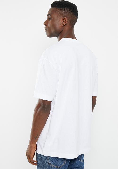 Calvin Klein - Monologo oversized tee - bright white