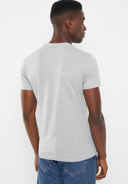 Calvin Klein - Institutional logo slim tee - light grey heather