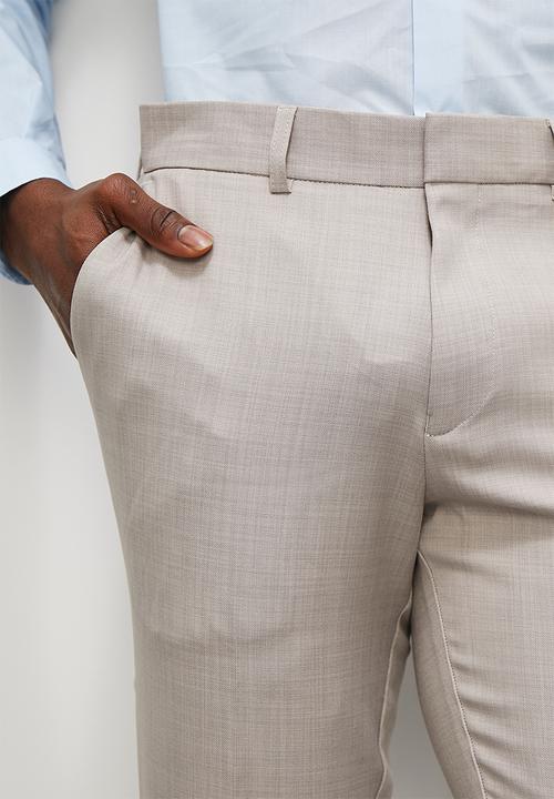 Superbalist - Charlie slim fit trousers - stone
