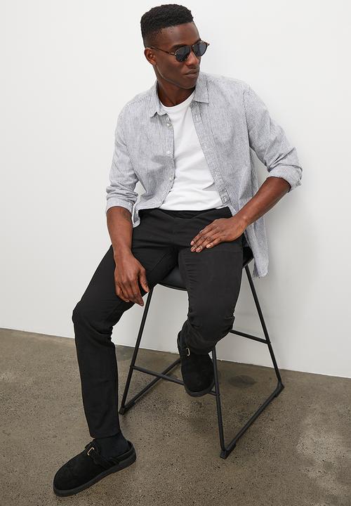 Superbalist - Caleb slim chino - black  
