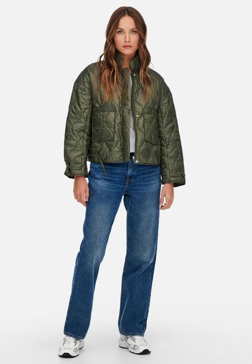 Jacqueline de Yong - Mambo onion short jacket - dark olive