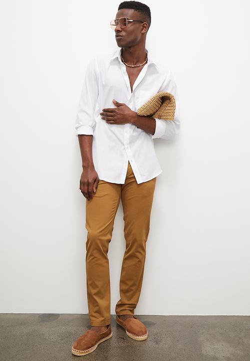 Superbalist - Caleb slim chino - taupe 