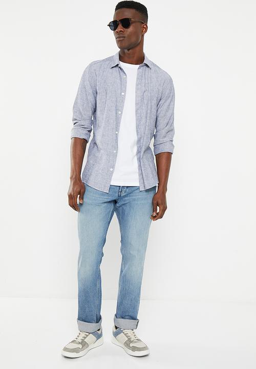 G-STAR - Mosa Straight Bright saigon stretch denim r - faded blue pool