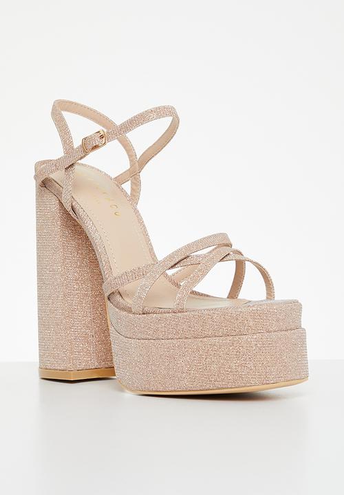Rock & Co - Sachi11 platform heel - rose gold