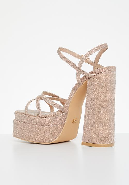 Rock & Co - Sachi11 platform heel - rose gold