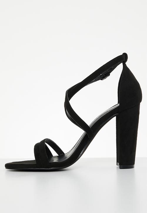 Miss Black - Border 1 block heel - black