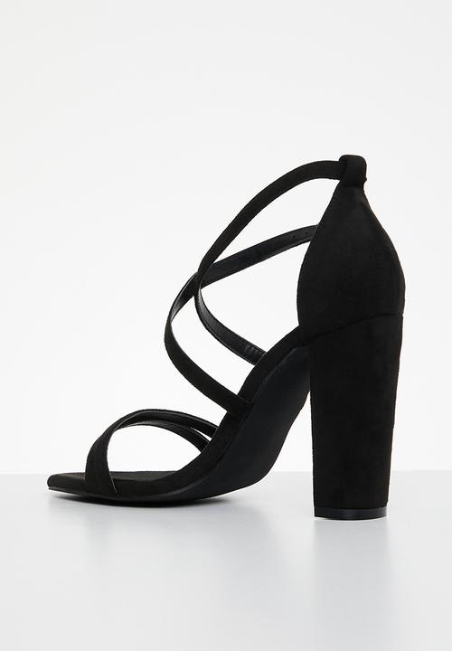 Miss Black - Border 1 block heel - black