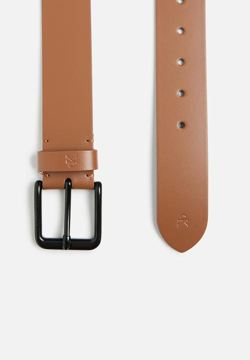 Calvin Klein - Classic lthr belt 40mm - cognac