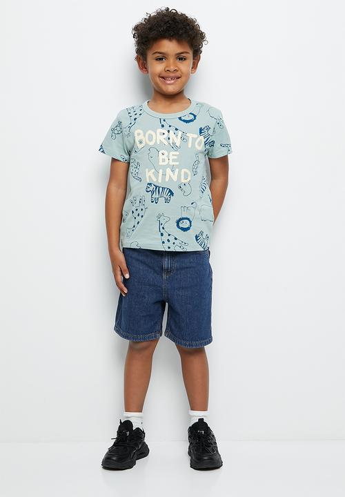 Pop Candy - Printed tee - blue 