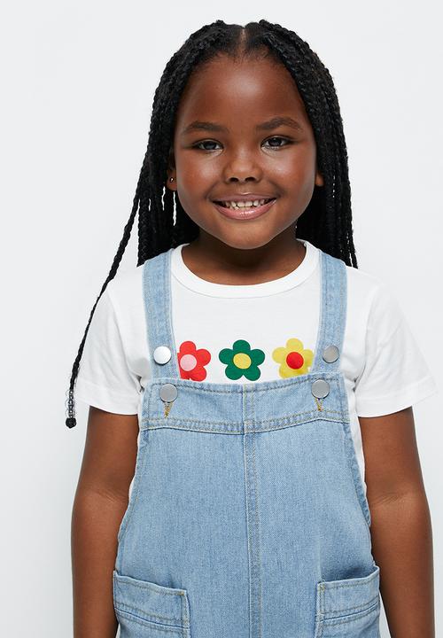 Pop Candy - Girls dungaree - blue