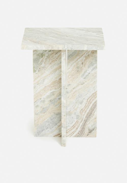 Sixth Floor - Maya marble side table - natural