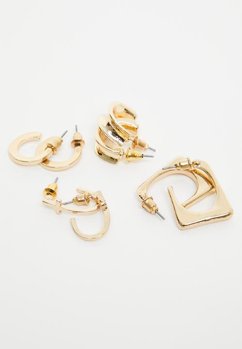 Superbalist - Lucia earring pack - gold