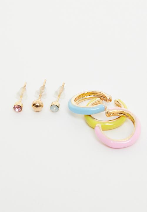 Superbalist - Daisy earring pack - multi