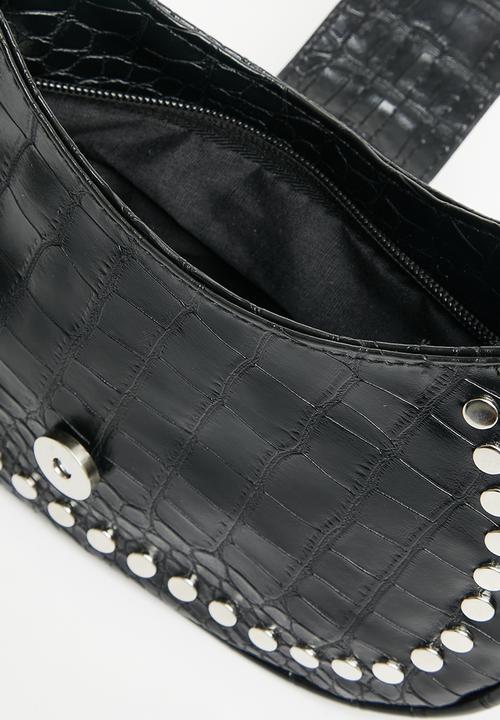 Superbalist - Studded clutch bag - black