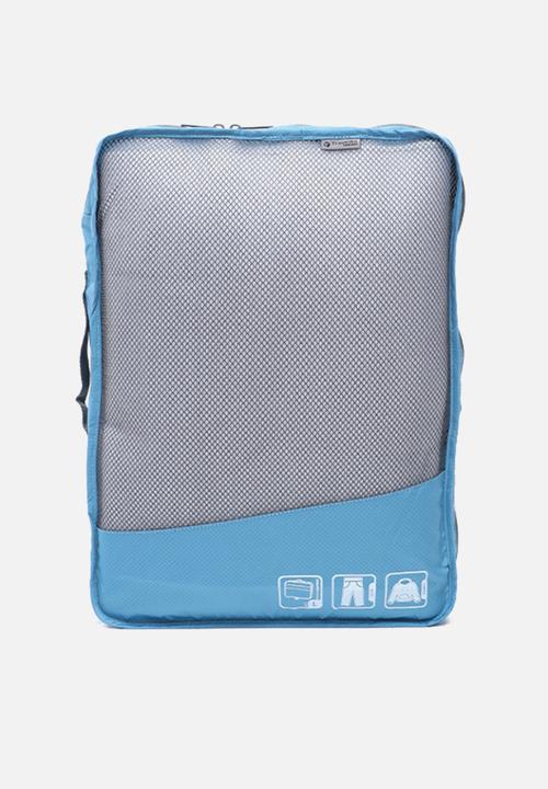 Travelite - 3 piece packing cubes - teal