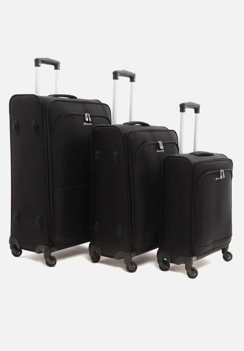 Travelite - Flash luggage set of 3 - black