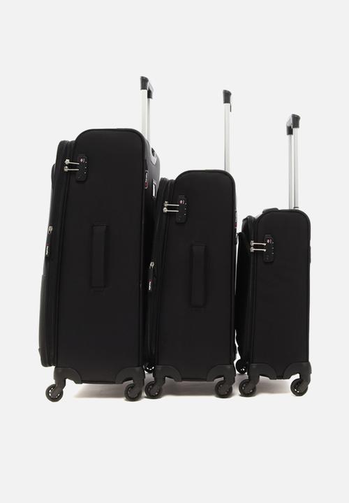 Travelite - Flash luggage set of 3 - black