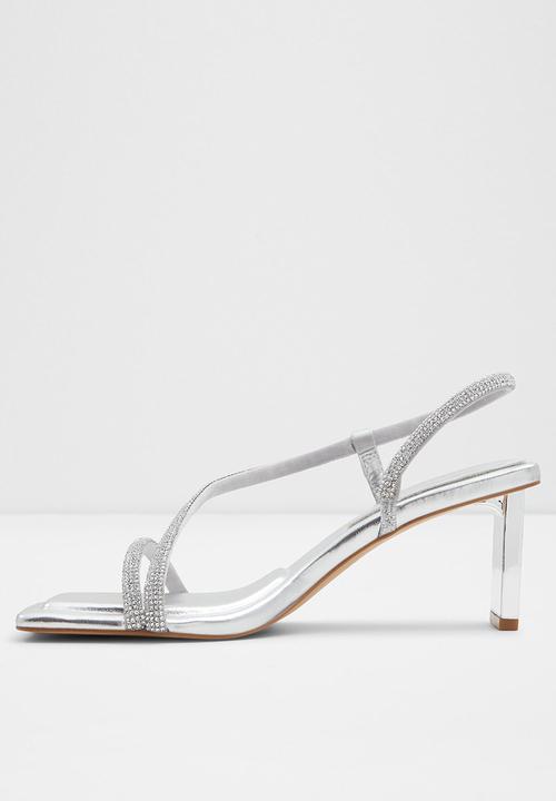 ALDO - Castlegate slingback heeled sandal - silver