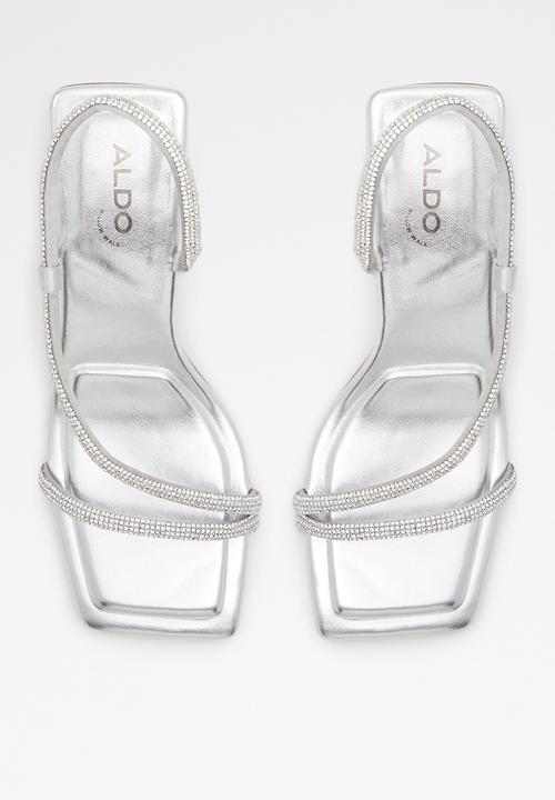 ALDO - Castlegate slingback heeled sandal - silver
