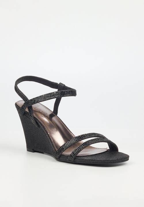 Butterfly Feet - Crysta 1 wedge heel - black