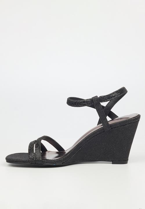 Butterfly Feet - Crysta 1 wedge heel - black