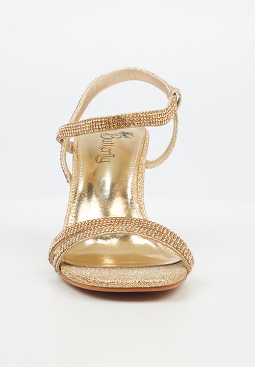 Butterfly Feet - Crysta 1 wedge heel - gold