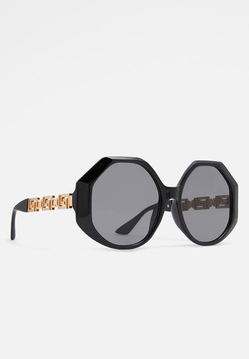 ALDO - Keepers sunglasses - black/gold multi