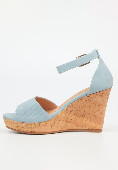 Butterfly Feet - Debra 4 wedge heel - blue