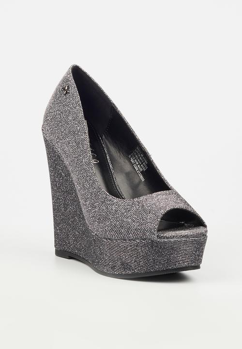 Rock & Co - Panama 2 wedge heel - pewter