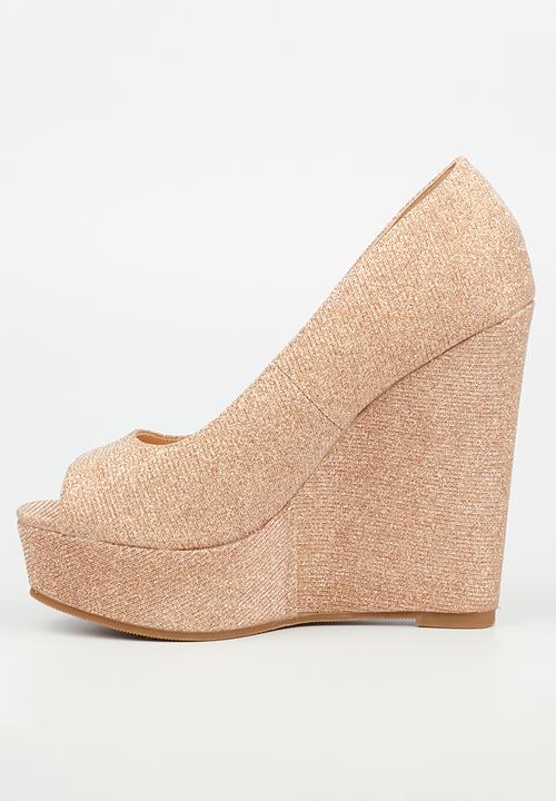 Rock & Co - Panama 2 wedge heel - rose gold
