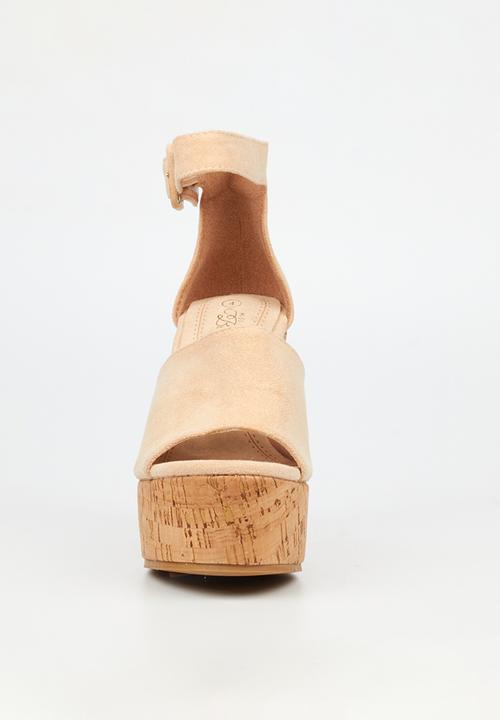 Miss Black - Seville 1 wedge heel - neutral 