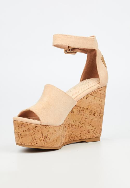 Miss Black - Seville 1 wedge heel - neutral 
