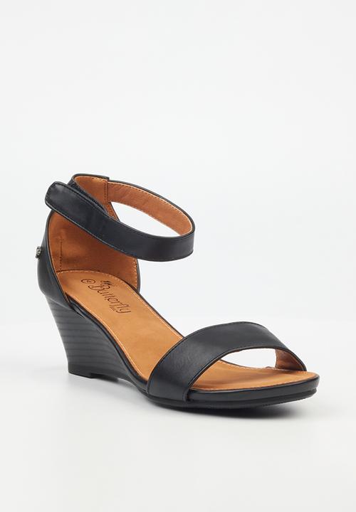Butterfly Feet - Shani 5 wedge heel - black