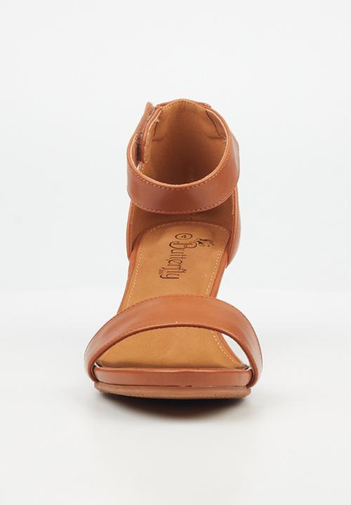 Butterfly Feet - Shani 5 wedge heel - tan