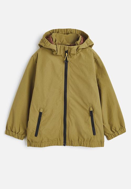H&M - Hooded shell jacket - olive green 