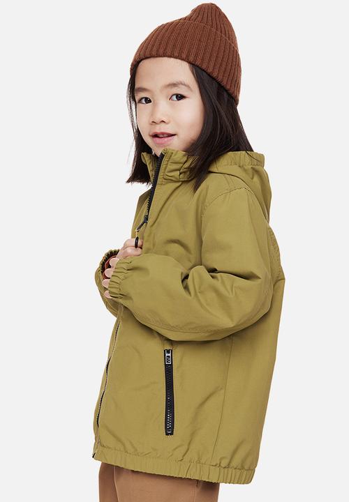 H&M - Hooded shell jacket - olive green 