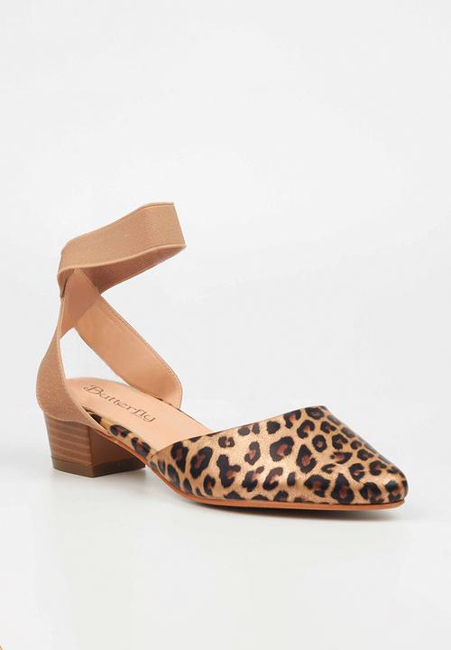 Butterfly Feet - Sling 3 heel - leopard