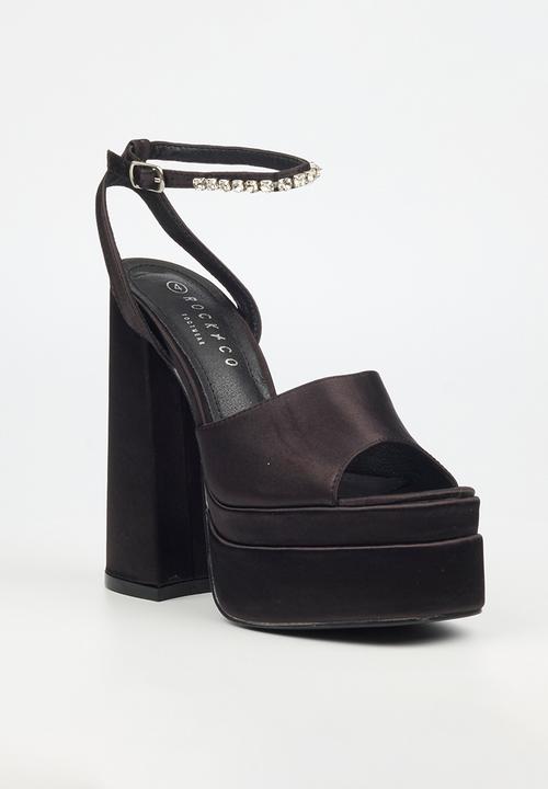 Rock & Co - Sachi 13 platform heel - black