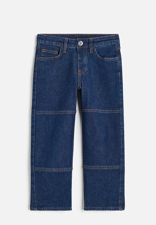H&M - Comfort stretch loose fit jeans - dark denim blue 