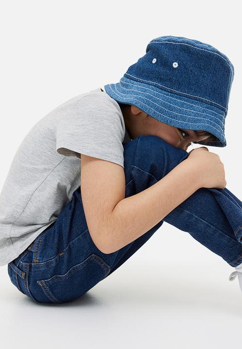 H&M - Comfort stretch loose fit jeans - dark denim blue 