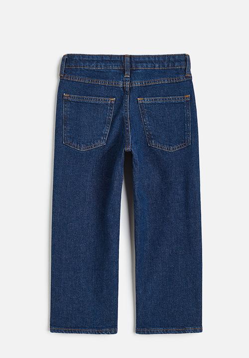 H&M - Comfort stretch loose fit jeans - dark denim blue 