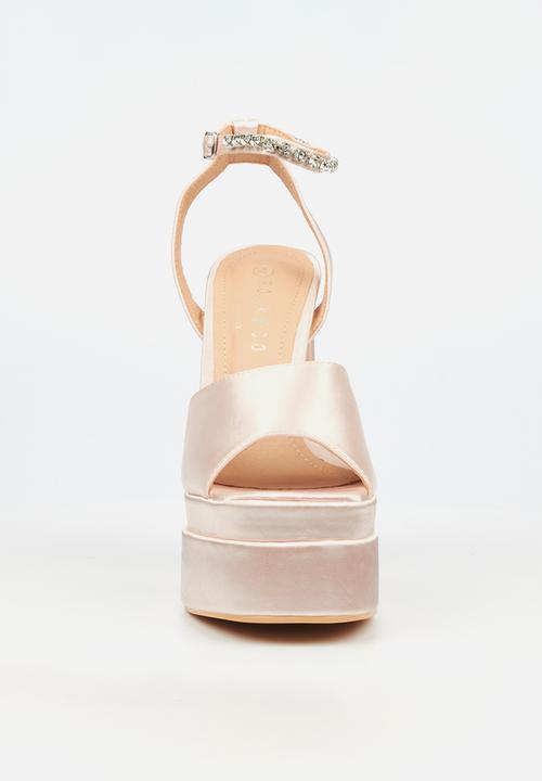 Rock & Co - Sachi 13 platform heel - champagne