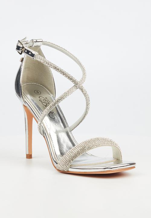 Miss Black - Snazz 1 stiletto heel - silver